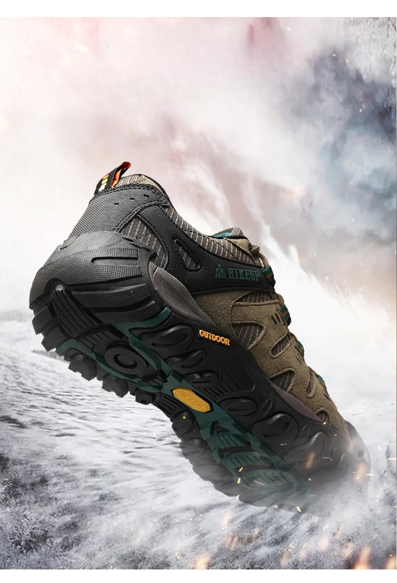 Chaussures de Randonnée HIKEUP en Cuir Suédé - Résistantes - Homme
