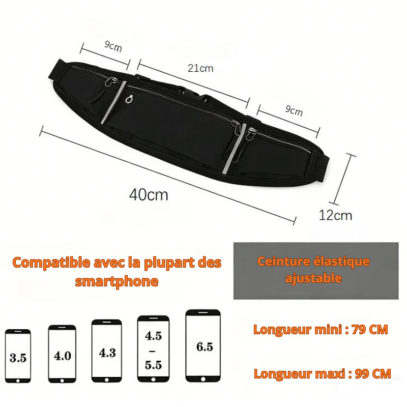 Sac Banane de Running — Léger et Polyvalent
