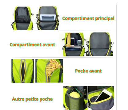 Sac à Dos de Randonnée 40L — Résistant et Polyvalent, Rando et Quotidien