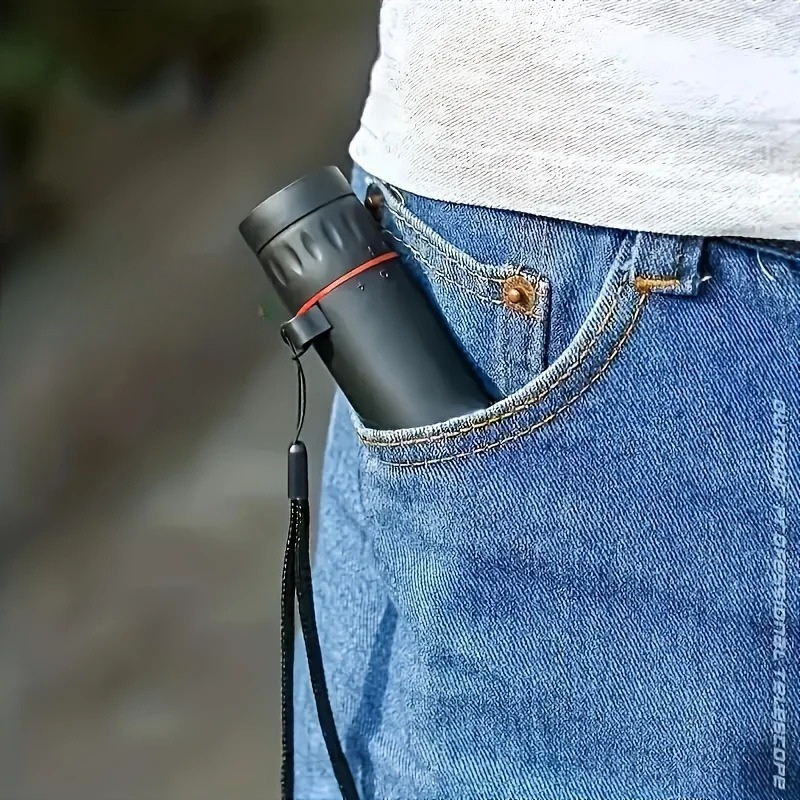 Monoculaire HD 2000x25 - Compact pour Randonnée et Observation