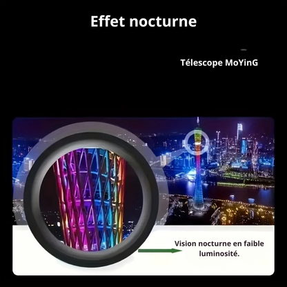 Monoculaire HD 2000x25 - Compact pour Randonnée et Observation