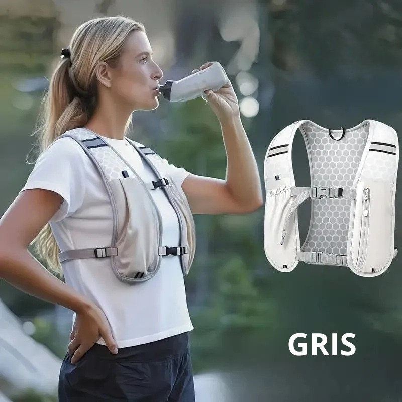 Gilet d'Hydratation avec Poche Téléphone - Trail et Randonnée