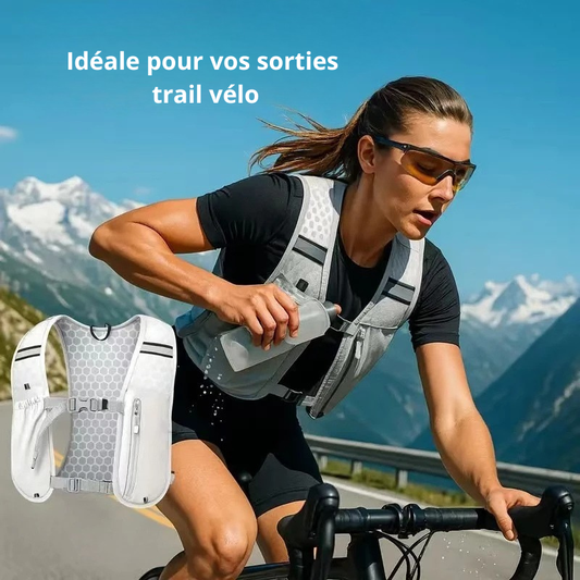 Gilet d'Hydratation Poche Téléphone — Trail, Rando et Sport au Quotidien