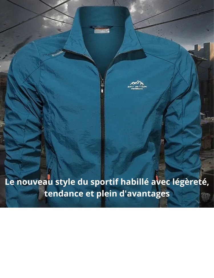 Coupe-Vent Léger Anti-UV UPF100+ - Été - Homme