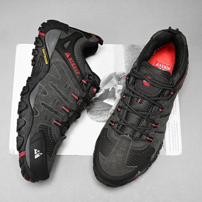 Chaussures de Randonnée HIKEUP en Cuir Suédé - Résistantes - Homme