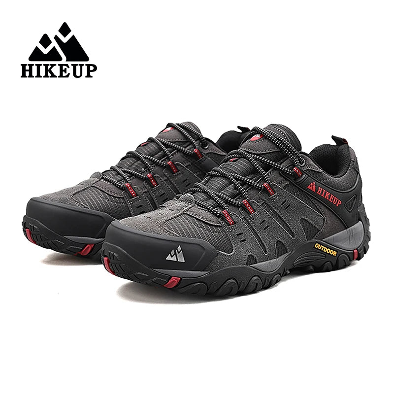 Chaussures de Randonnée HIKEUP en Cuir Suédé - Résistantes - Homme