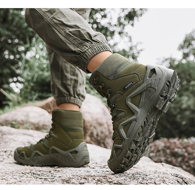 Bottines Tactiques Imperméables - Randonnée et Extérieur - Homme