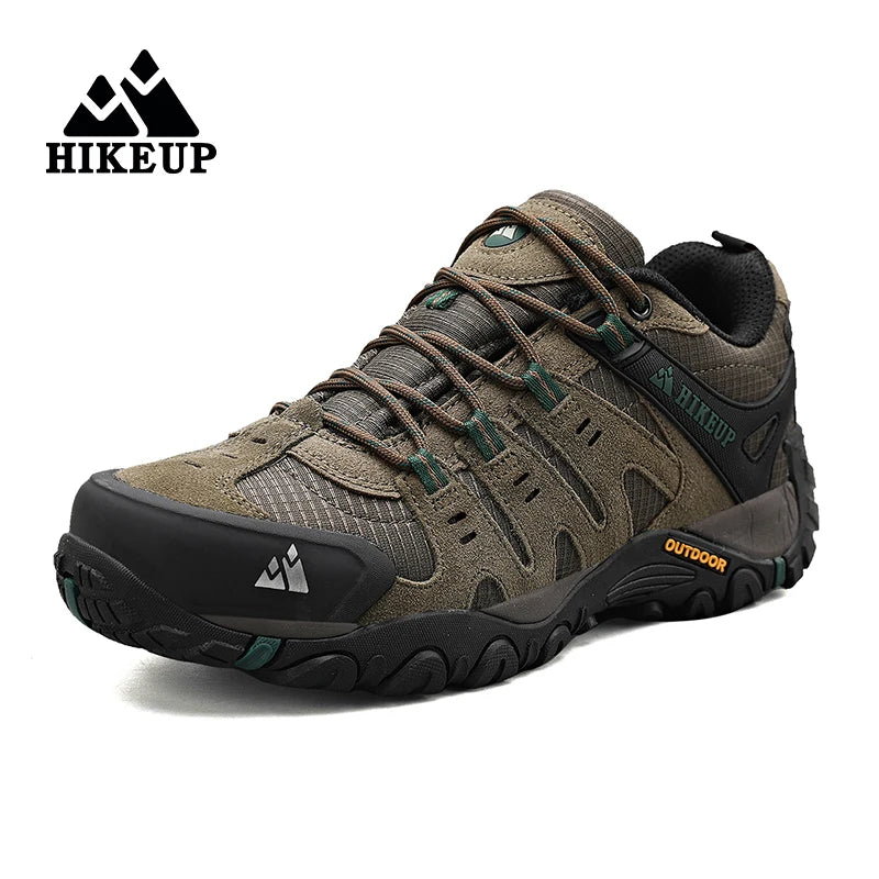 Chaussures de Randonnée HIKEUP en Cuir Suédé - Résistantes - Homme