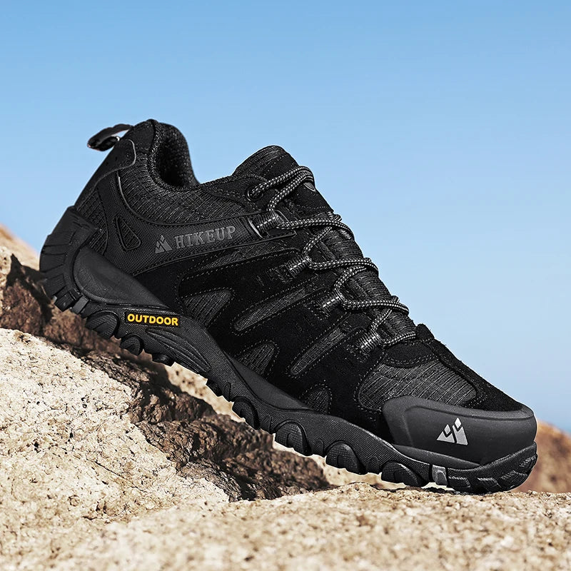 Chaussures de Randonnée HIKEUP en Cuir Suédé - Résistantes - Homme