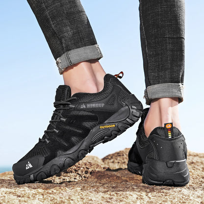 Chaussures de Randonnée HIKEUP en Cuir Suédé - Résistantes - Homme