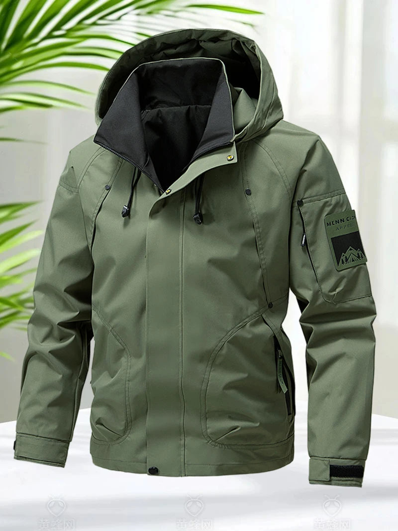 Veste Softshell Imperméable à Capuche - Homme