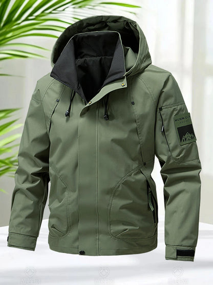 Veste Softshell Imperméable à Capuche - Homme