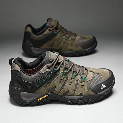Chaussures de Randonnée HIKEUP en Cuir Suédé - Résistantes - Homme