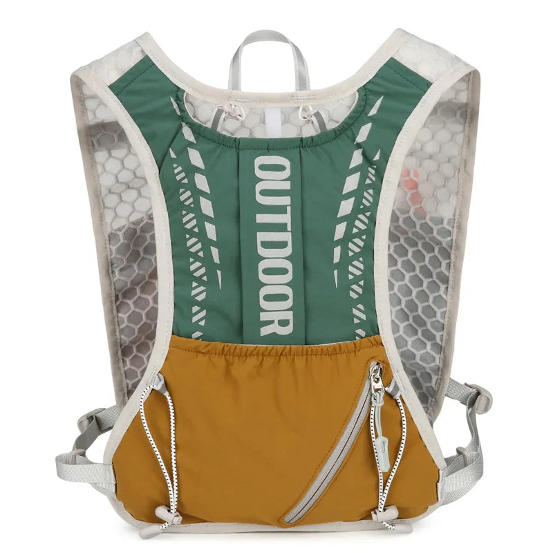 Gilet d'Hydratation Réfléchissant - Trail, Vélo et Randonnée