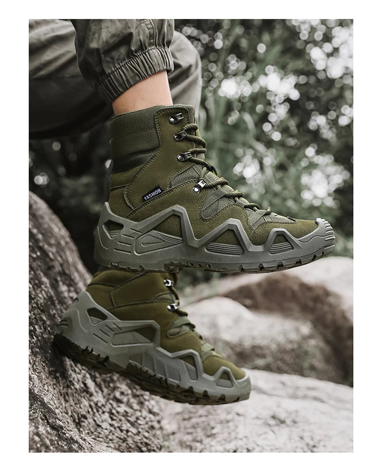 Bottines Tactiques Imperméables - Randonnée et Extérieur - Homme