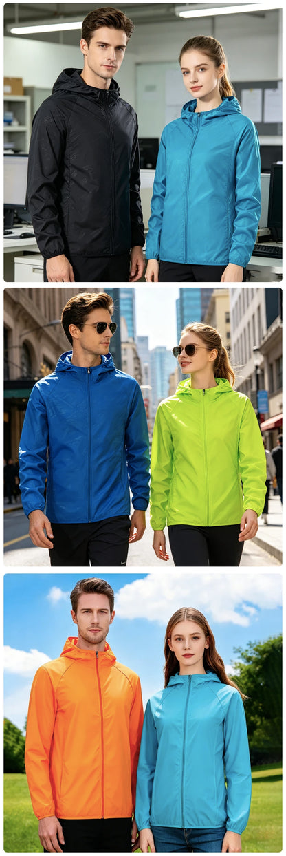 Veste Imperméable Coupe-Vent - Randonnée et Camping - Unisexe