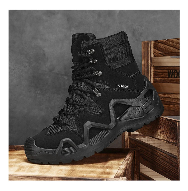 Bottines Tactiques Imperméables - Randonnée et Extérieur - Homme