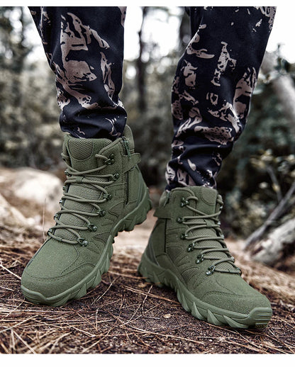 Bottines Tactiques Renforcées - Camping et Randonnée - Homme