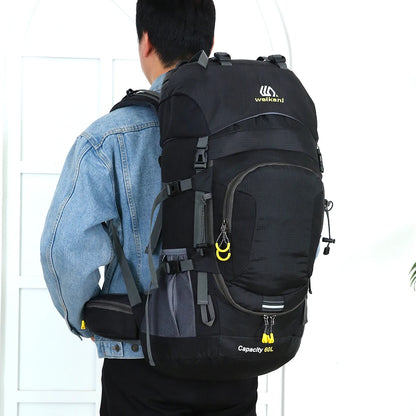 Sac à Dos de Randonnée 60L — Trek Multi-Jours avec Housse de Pluie