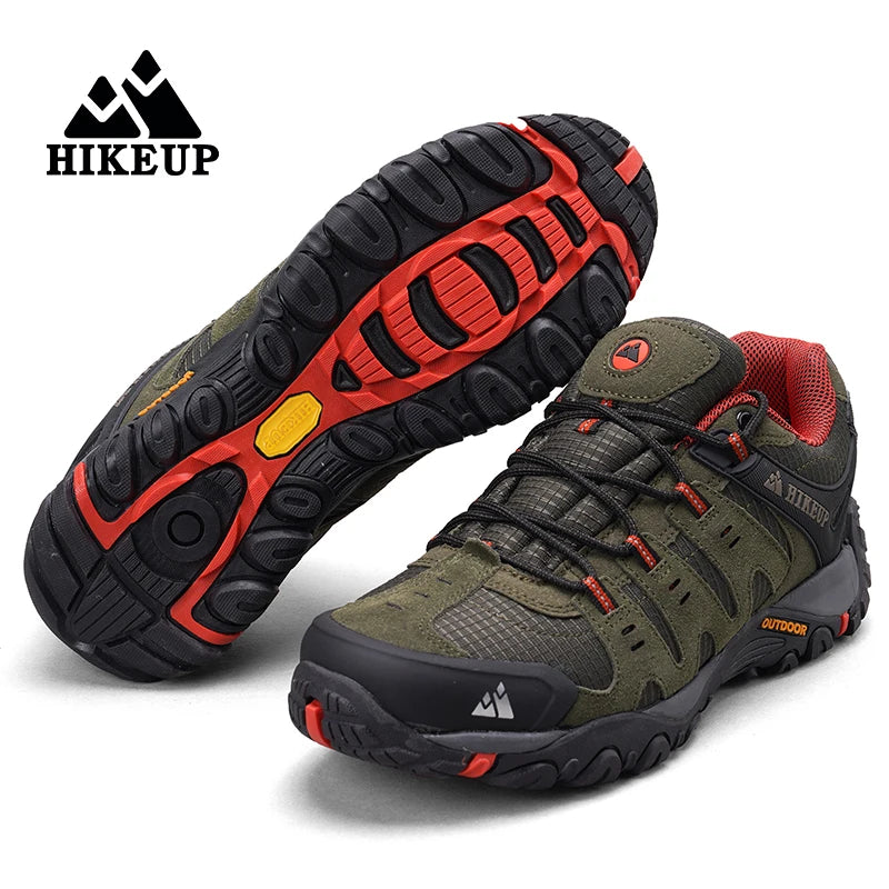 Chaussures de Randonnée HIKEUP en Cuir Suédé - Résistantes - Homme