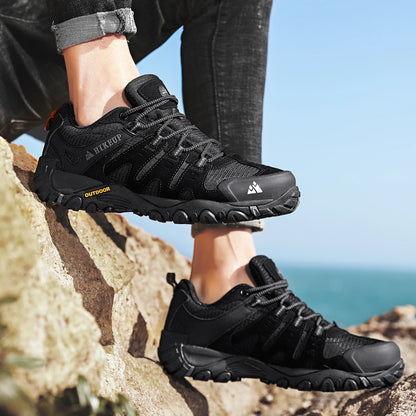 Chaussures de Randonnée HIKEUP en Cuir Suédé - Résistantes - Homme