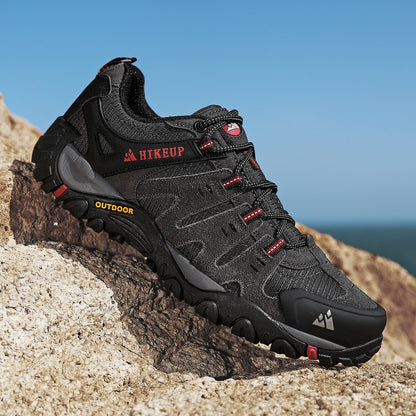 Chaussures de Randonnée HIKEUP en Cuir Suédé - Résistantes - Homme