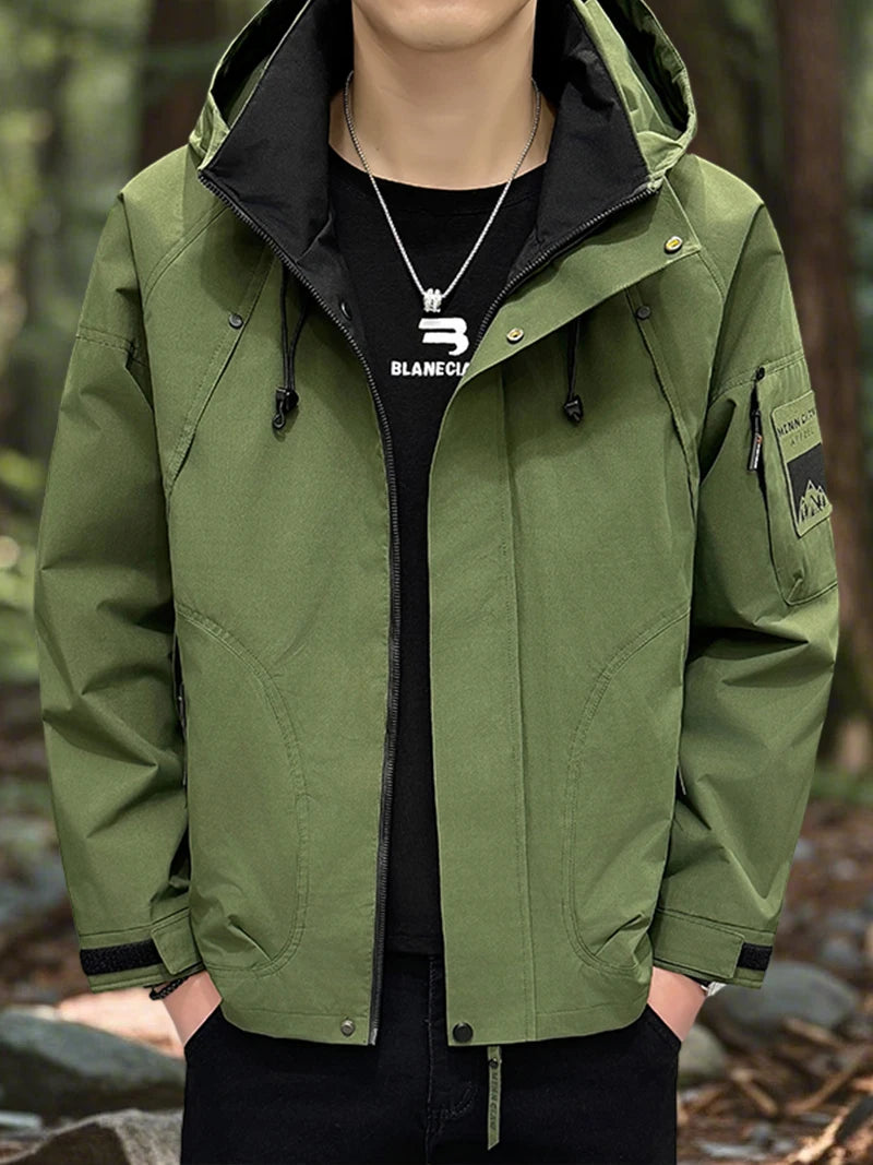 Veste Softshell Imperméable à Capuche - Homme