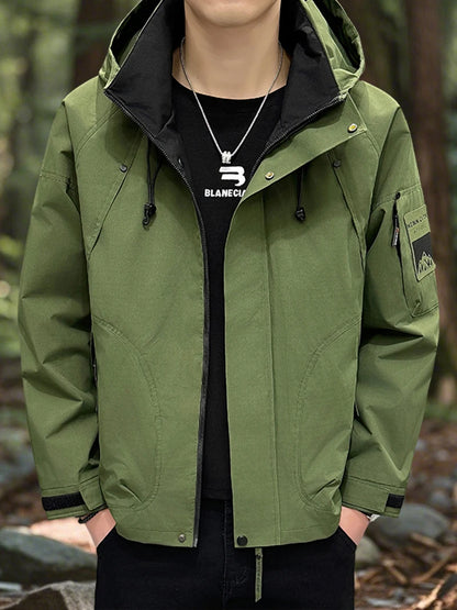 Veste Softshell Imperméable à Capuche - Homme