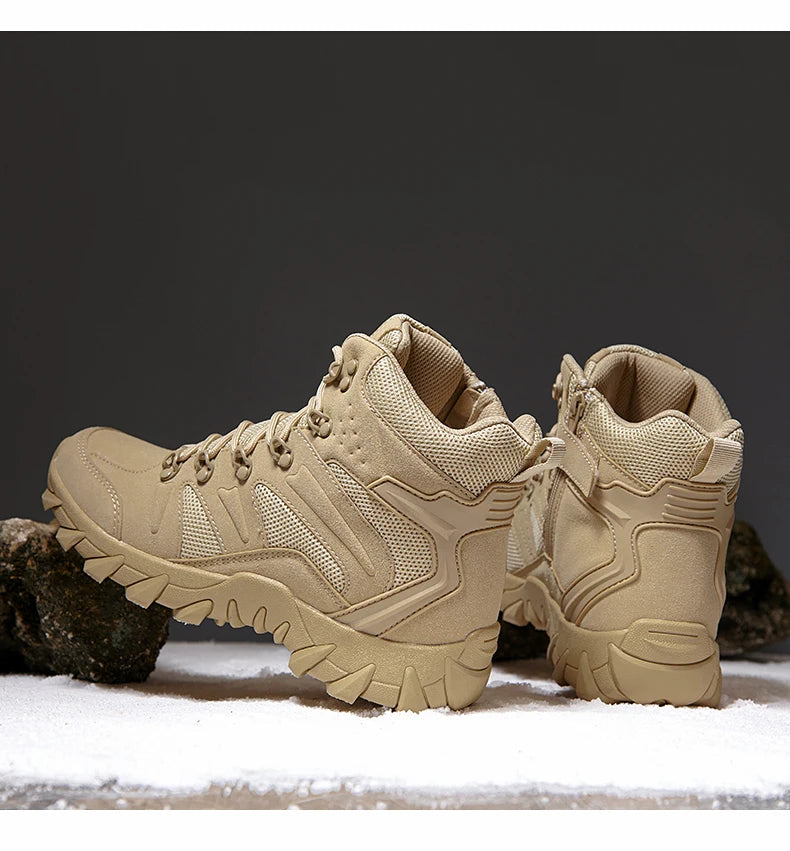 Bottines Tactiques Renforcées - Camping et Randonnée - Homme