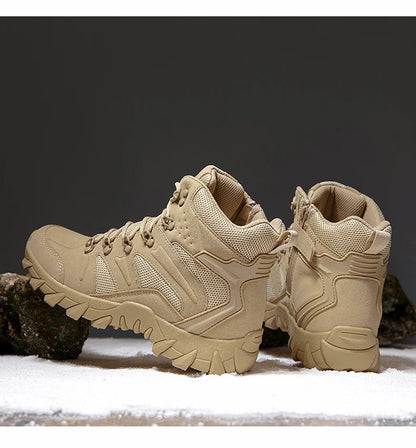 Bottines Tactiques Renforcées - Camping et Randonnée - Homme