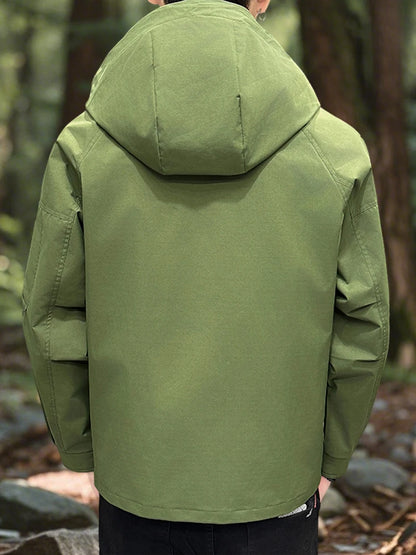 Veste Softshell Imperméable à Capuche - Homme
