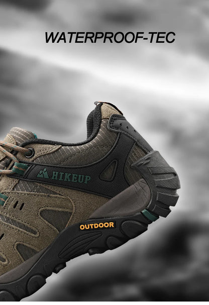 Chaussures de Randonnée HIKEUP en Cuir Suédé - Résistantes - Homme