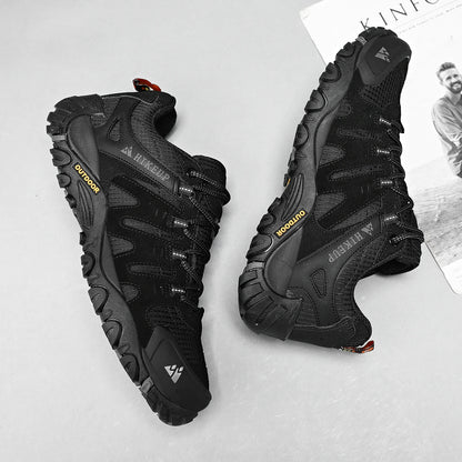 Chaussures de Randonnée HIKEUP en Cuir Suédé - Résistantes - Homme
