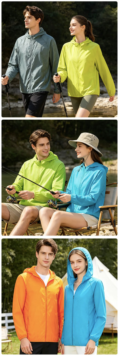 Veste Imperméable Coupe-Vent - Randonnée et Camping - Unisexe