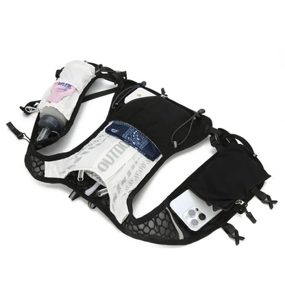 Gilet d'Hydratation Réfléchissant - Trail, Vélo et Randonnée
