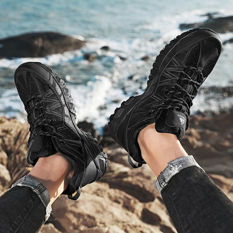 Chaussures de Randonnée HIKEUP - Respirantes et Antidérapantes - Homme