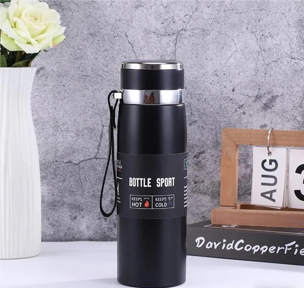 Bouteille Isotherme 1L en Inox - Chaud ou Froid Longue Durée