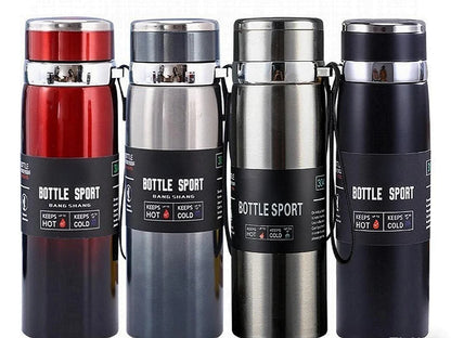 Bouteille Isotherme 1L en Inox - Chaud ou Froid Longue Durée