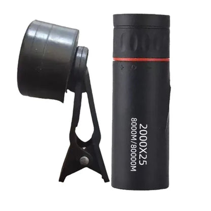 Monoculaire HD 2000x25 - Compact pour Randonnée et Observation