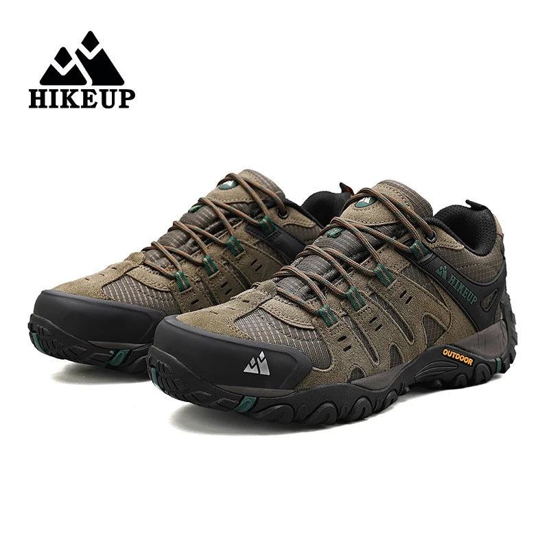 Chaussures de Randonnée HIKEUP en Cuir Suédé - Résistantes - Homme