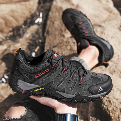 Chaussures de Randonnée HIKEUP en Cuir Suédé - Résistantes - Homme