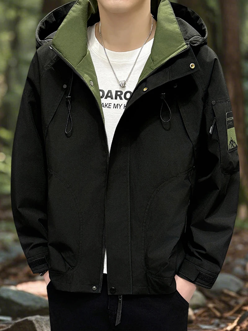 Veste Softshell Imperméable à Capuche - Homme