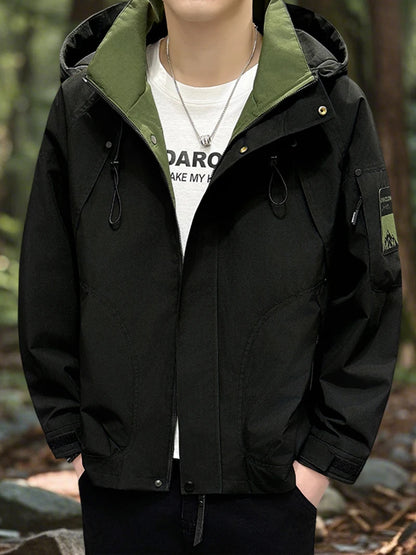 Veste Softshell Imperméable à Capuche - Homme