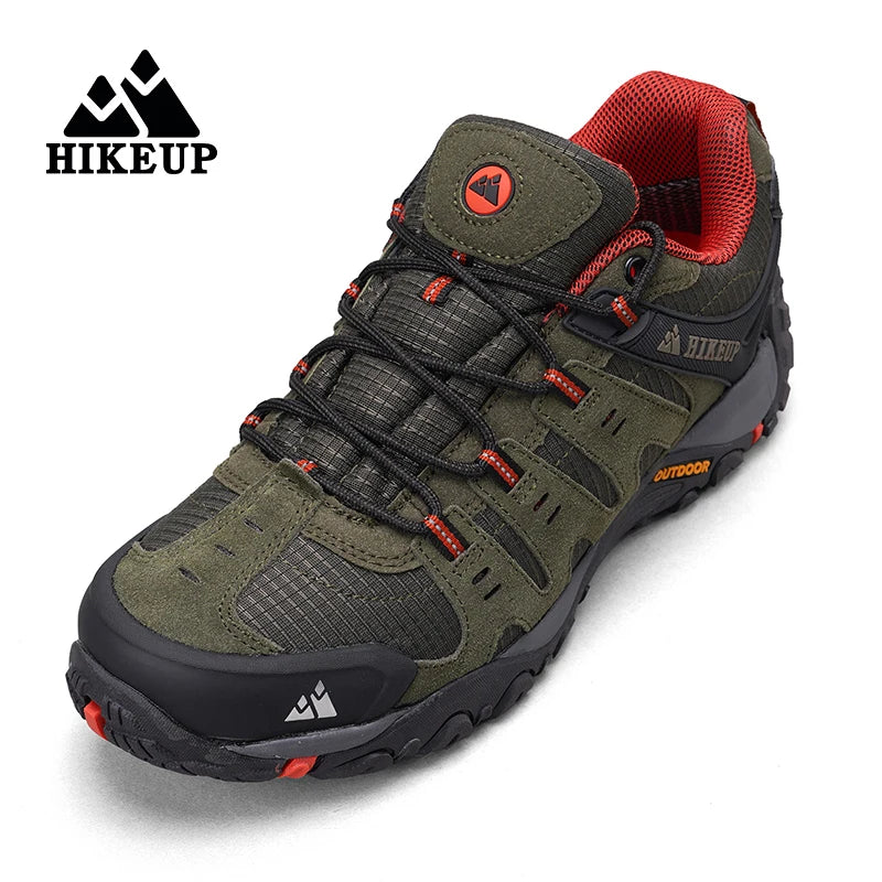 Chaussures de Randonnée HIKEUP en Cuir Suédé - Résistantes - Homme