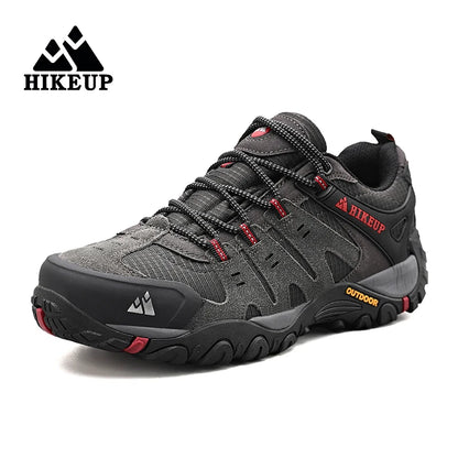 Chaussures de Randonnée HIKEUP en Cuir Suédé - Résistantes - Homme