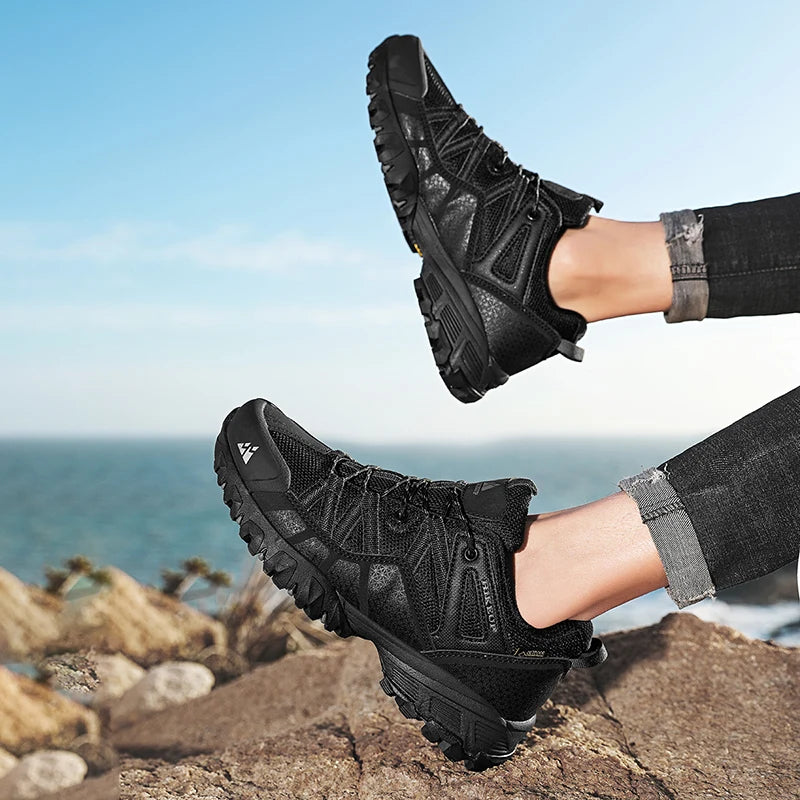Chaussures de Randonnée HIKEUP - Respirantes et Antidérapantes - Homme
