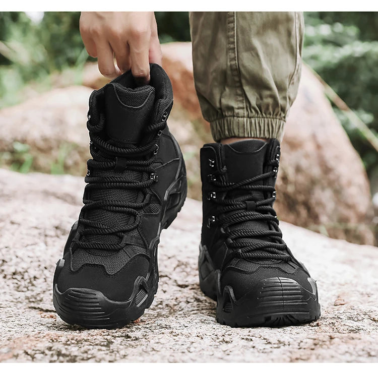 Bottines Tactiques Imperméables - Randonnée et Extérieur - Homme