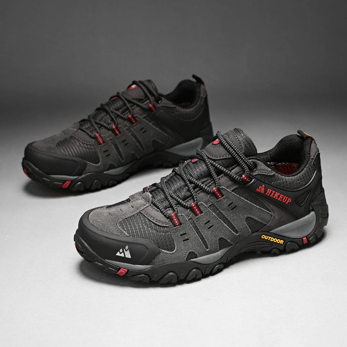 Chaussures de Randonnée HIKEUP en Cuir Suédé - Résistantes - Homme