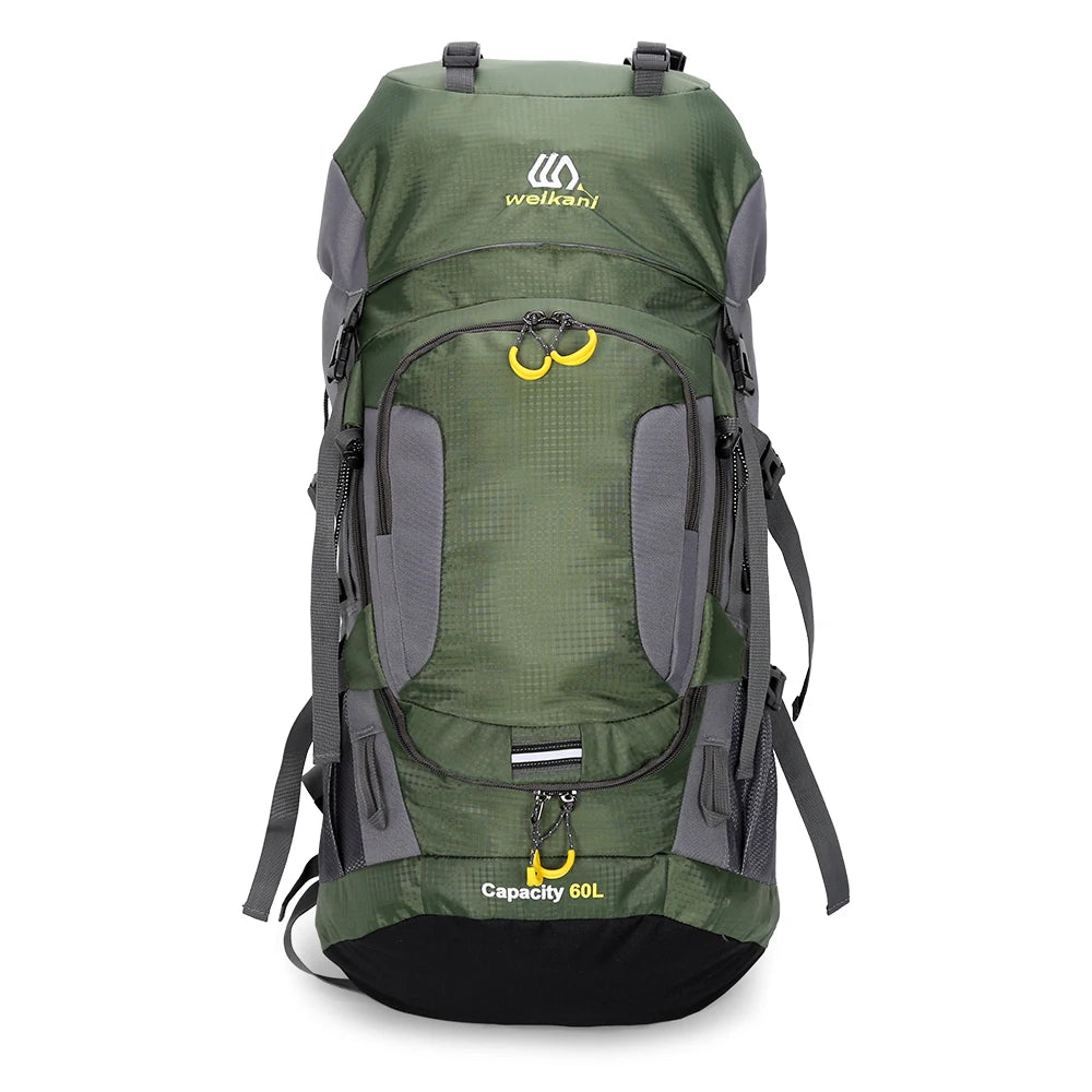 Sac à Dos de Randonnée 60L — Trek Multi-Jours avec Housse de Pluie