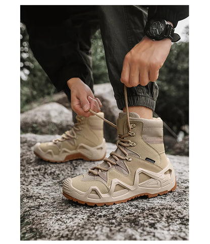 Bottines Tactiques Imperméables - Randonnée et Extérieur - Homme